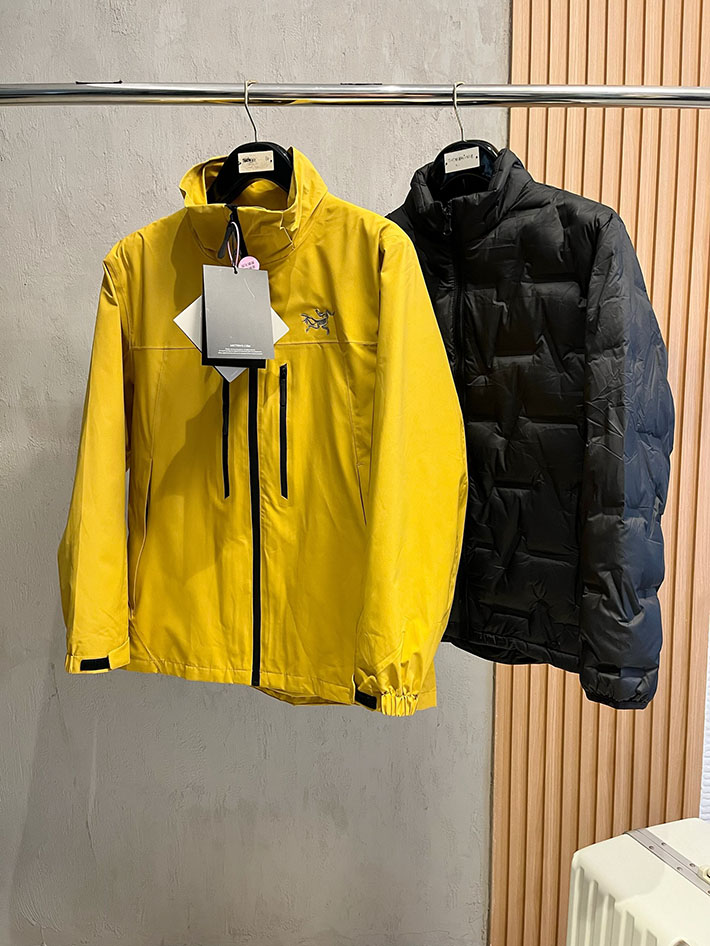 アークテリクス マウンテンパーカー ARC’TERYX アトム フーディ ナイロンジャケット イエロー 2525680 アークテリクス ジャケット レディース - 画像 (8)