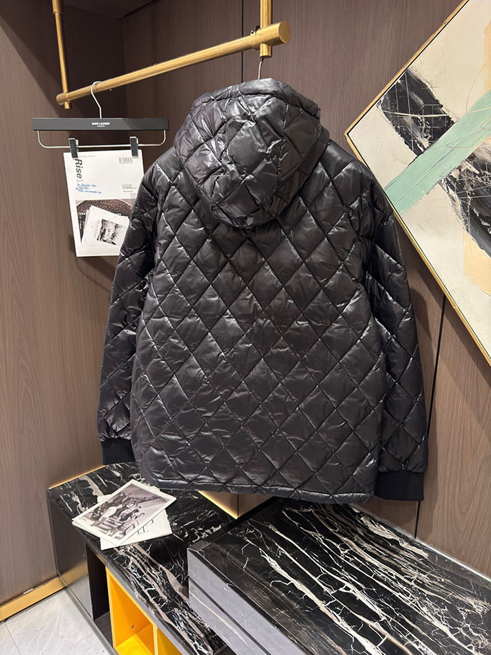 プラダ PRADA 中重量キルティングテクニカルファブリック ダウンジャケット SGC964_17QD_F0002_S_OOO ブラック - 画像 (8)