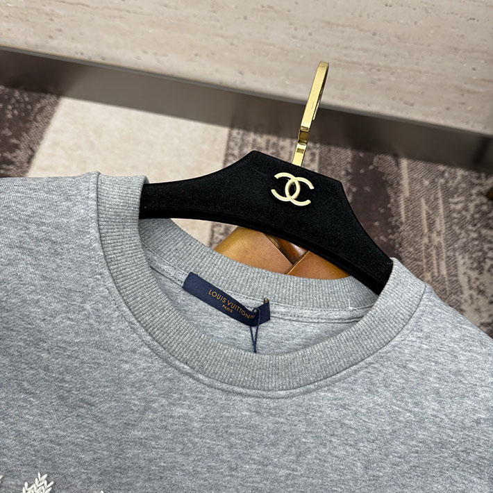 ルイヴィトン エンブロイダリー シグネチャー スウェットシャツ 1AIKCQ グレー Louis Vuitton ヴィトン スウェット レディース - 画像 (9)