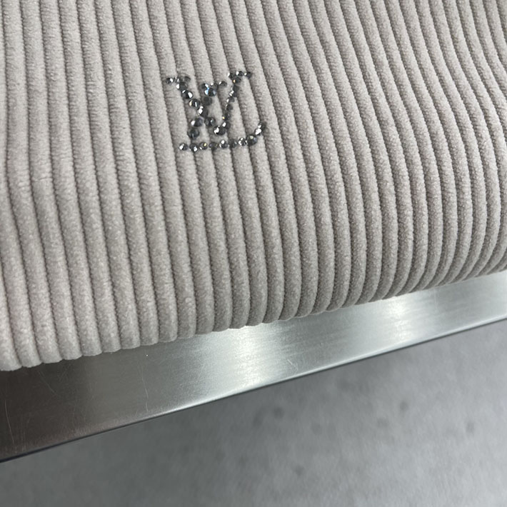 ルイヴィトン LV ブラゾン エンベリッシュド ロングスリーブ コーデュロイシャツ 1AIKBP ルイヴィトン ワイシャツ - 画像 (6)