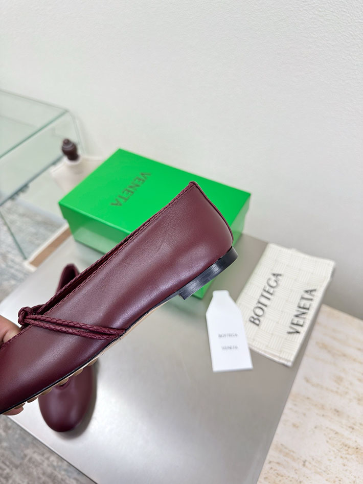 最高級ボッテガスーパーコピー Bottega Veneta ローサ メリージェーン バレリーナ 2627006 バレーシューズ レディース おしゃれ - 画像 (7)