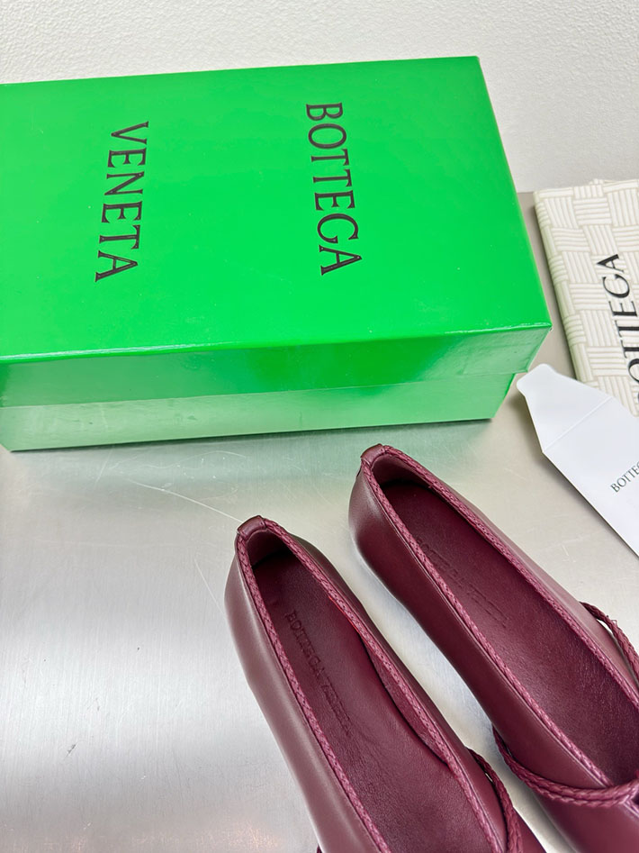 最高級ボッテガスーパーコピー Bottega Veneta ローサ メリージェーン バレリーナ 2627006 バレーシューズ レディース おしゃれ - 画像 (6)