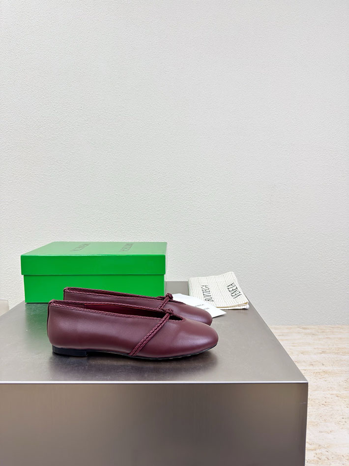 最高級ボッテガスーパーコピー Bottega Veneta ローサ メリージェーン バレリーナ 2627006 バレーシューズ レディース おしゃれ - 画像 (2)