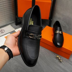 エルメス ローファー モカシン