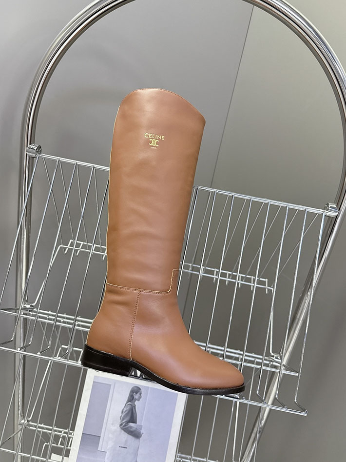 最高級セリーヌスーパーコピー CELINE アナイス ライディングブーツ / カーフスキン 365285231C.18TO セリーヌ ブーツ コーデ - 画像 (9)