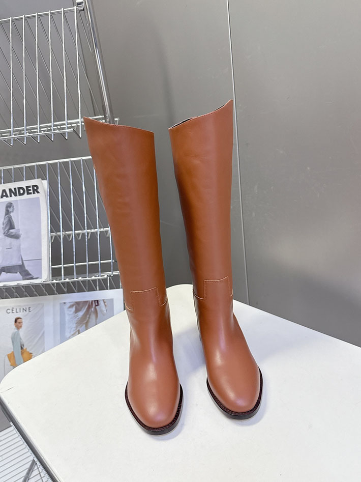 最高級セリーヌスーパーコピー CELINE アナイス ライディングブーツ / カーフスキン 365285231C.18TO セリーヌ ブーツ コーデ - 画像 (4)
