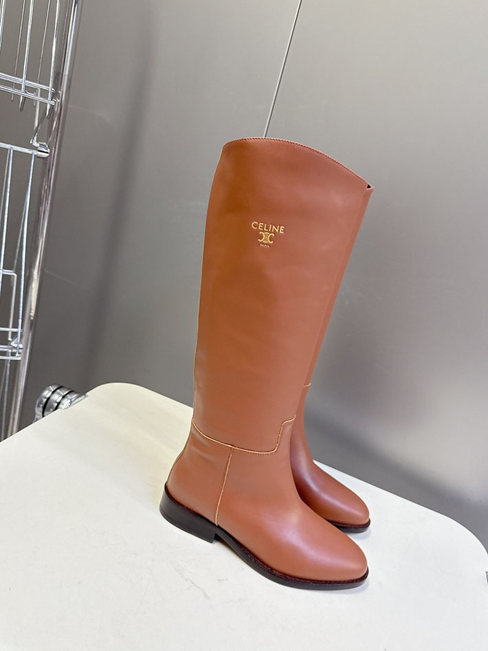 最高級セリーヌスーパーコピー CELINE アナイス ライディングブーツ / カーフスキン 365285231C.18TO セリーヌ ブーツ コーデ - 画像 (3)