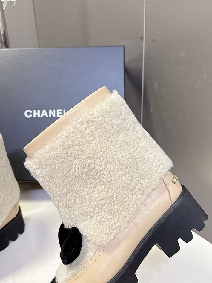 最高級シャネルスーパーコピー CHANEL ショート ブーツ G46636-B21528-U2879 CHANEL ショートブーツ レディース - 画像 (6)