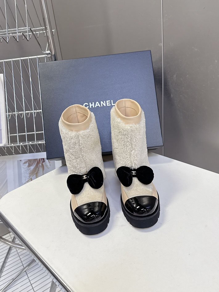 最高級シャネルスーパーコピー CHANEL ショート ブーツ G46636-B21528-U2879 CHANEL ショートブーツ レディース - 画像 (4)