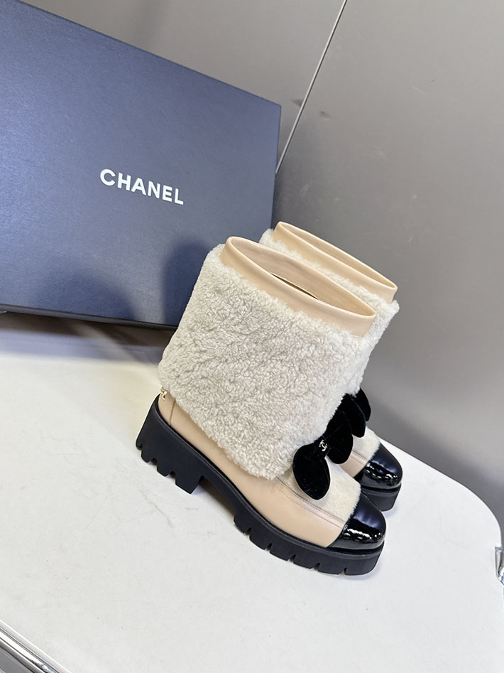 最高級シャネルスーパーコピー CHANEL ショート ブーツ G46636-B21528-U2879 CHANEL ショートブーツ レディース - 画像 (3)