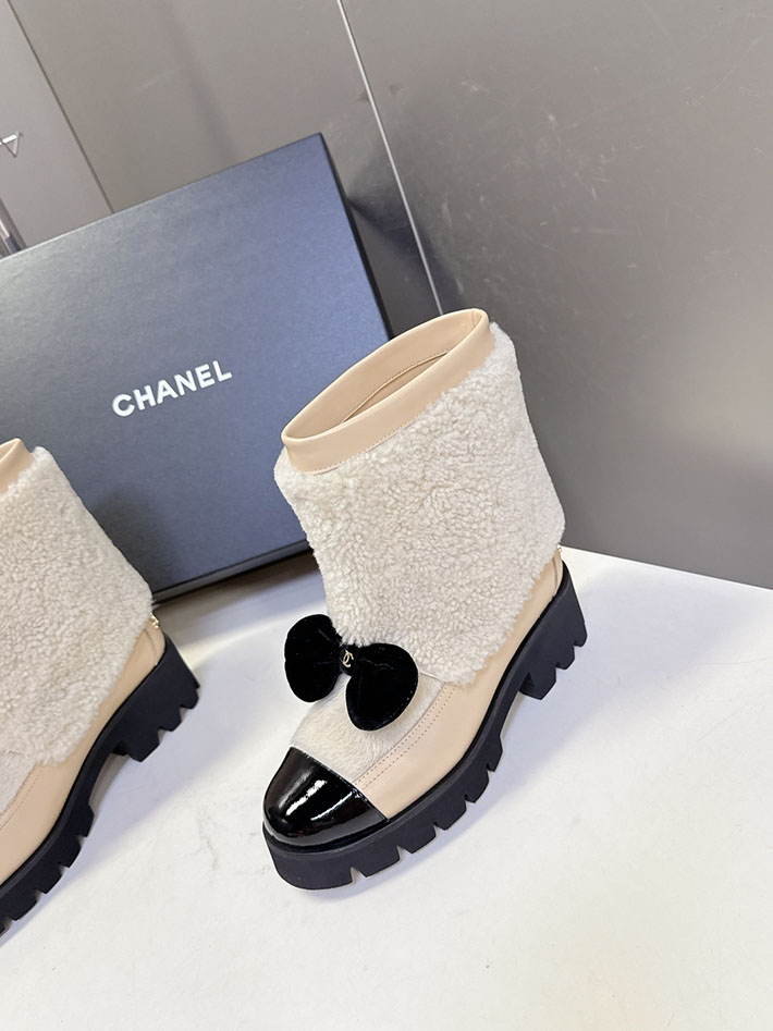 最高級シャネルスーパーコピー CHANEL ショート ブーツ G46636-B21528-U2879 CHANEL ショートブーツ レディース - 画像 (2)