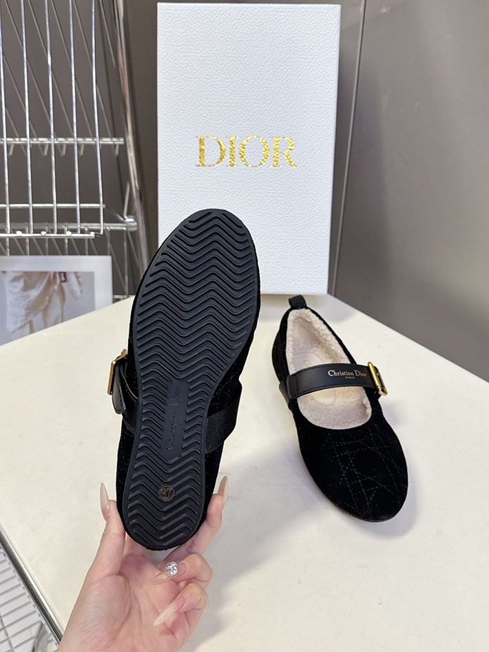 最高級ディオールスーパーコピー DiorAlps Dior Frost バレリーナ KCF040CSX_S900 dior フラットシューズ - 画像 (5)