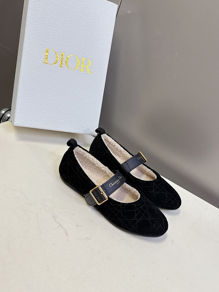 最高級ディオールスーパーコピー DiorAlps Dior Frost バレリーナ KCF040CSX_S900 dior フラットシューズ - 画像 (3)