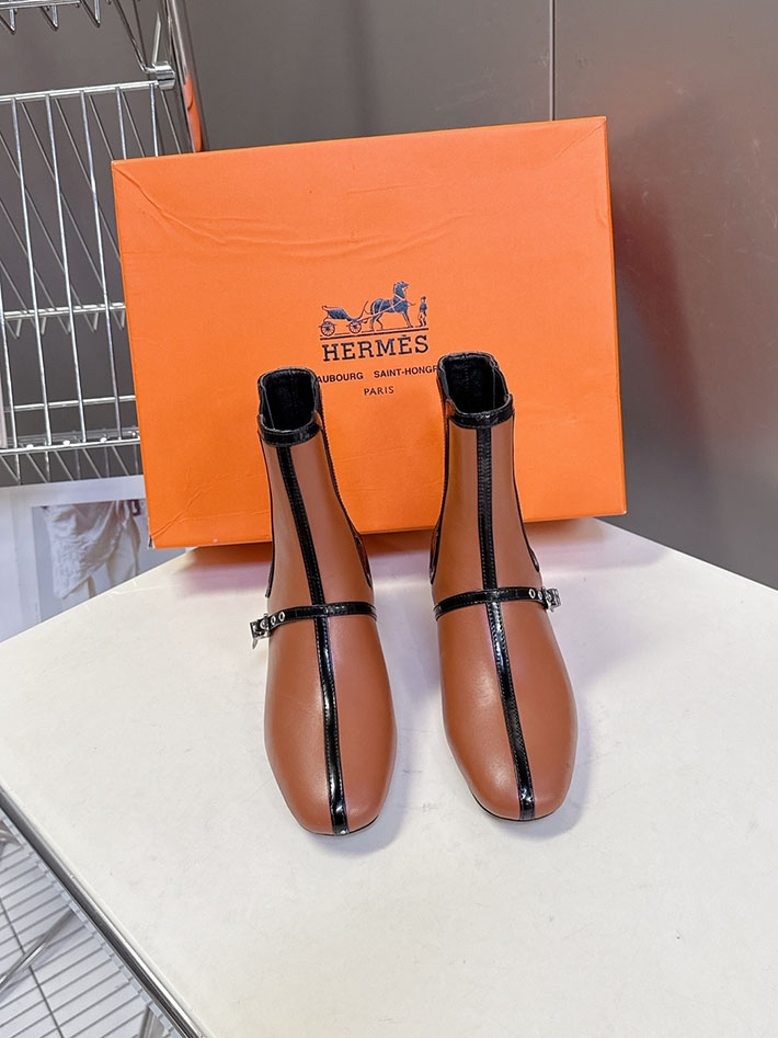 最高級エルメススーパーコピー HERMES ショートブーツ ロリータ 40 H252045Z A3360 エルメス ショートブーツ レディース - 画像 (4)