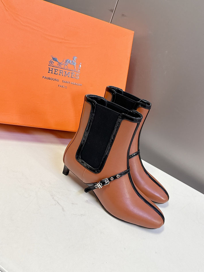 最高級エルメススーパーコピー HERMES ショートブーツ ロリータ 40 H252045Z A3360 エルメス ショートブーツ レディース - 画像 (3)