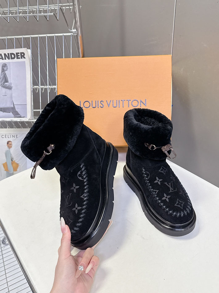 レディース 最高級ルイヴィトンスーパーコピー LV コルティナ アンクルブーツ 1AIUEA ルイヴィトン ブーツ レディース - 画像 (7)