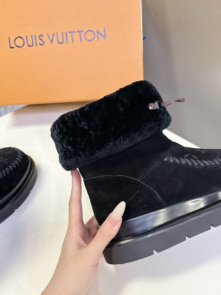 レディース 最高級ルイヴィトンスーパーコピー LV コルティナ アンクルブーツ 1AIUEA ルイヴィトン ブーツ レディース - 画像 (3)