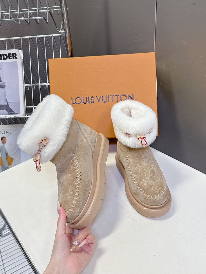 レディース 最高級ルイヴィトンスーパーコピー LV コルティナ アンクルブーツ 1AIUER ルイヴィトン ブーツ 新作 - 画像 (7)