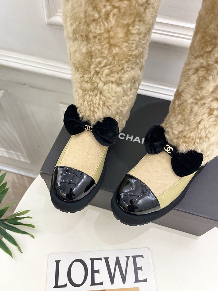 最高級シャネルスーパーコピー CHANEL ロング ブーツ ベージュ & ブラック G46637-B21528-U2879 シャネル ロングブーツ 新作 - 画像 (9)