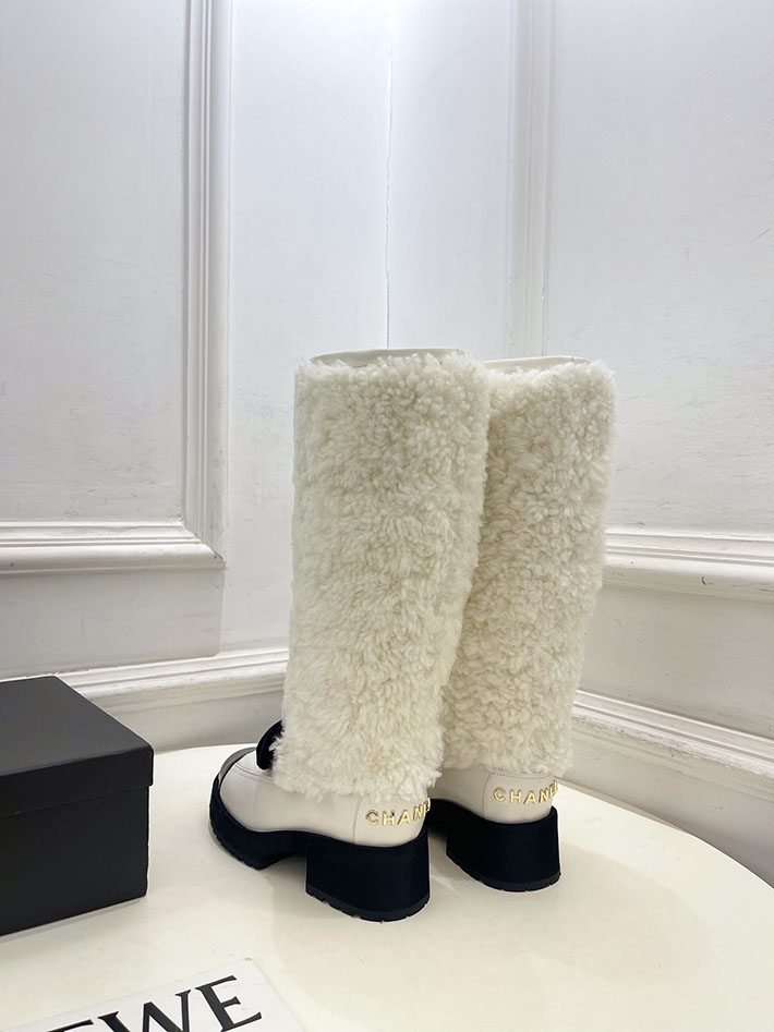 最高級シャネルスーパーコピー CHANEL ロング ブーツ ブラック & ホワイト 2627269 シャネル ロングブーツ レディース - 画像 (8)