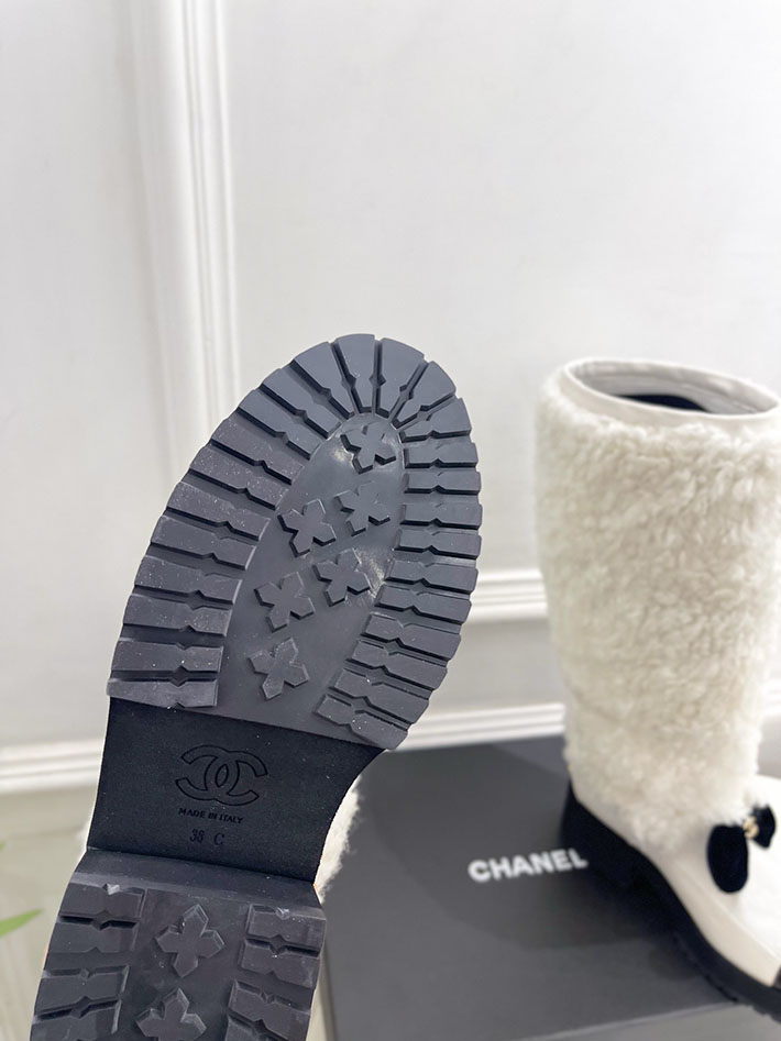 最高級シャネルスーパーコピー CHANEL ロング ブーツ ブラック & ホワイト 2627269 シャネル ロングブーツ レディース - 画像 (6)