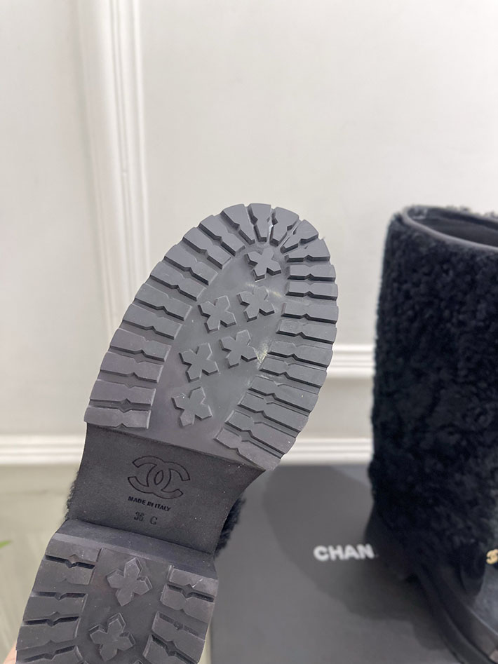最高級シャネルスーパーコピー CHANEL ロング ブーツ ブラック G46637-B21528-94305 シャネル ロング ブーツ 値段 - 画像 (6)