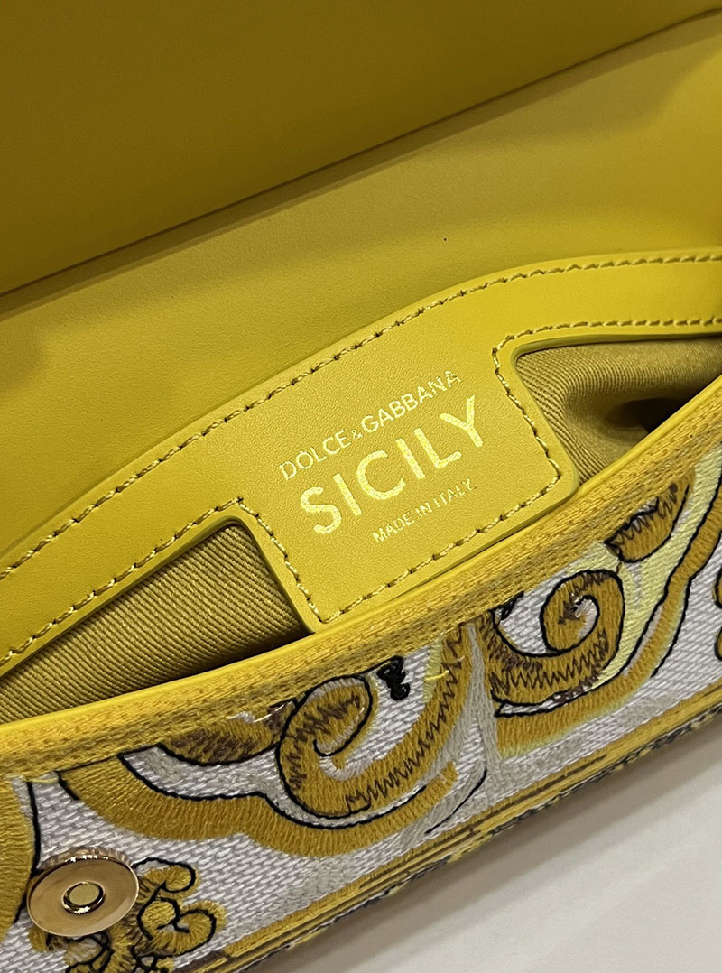 ドルガバ バッグ アウトレット Dolce & Gabbana SICILY ミディアム ハンドバッグ 2526396 ドルチェ&ガッバーナ アウトレット セール - 画像 (4)