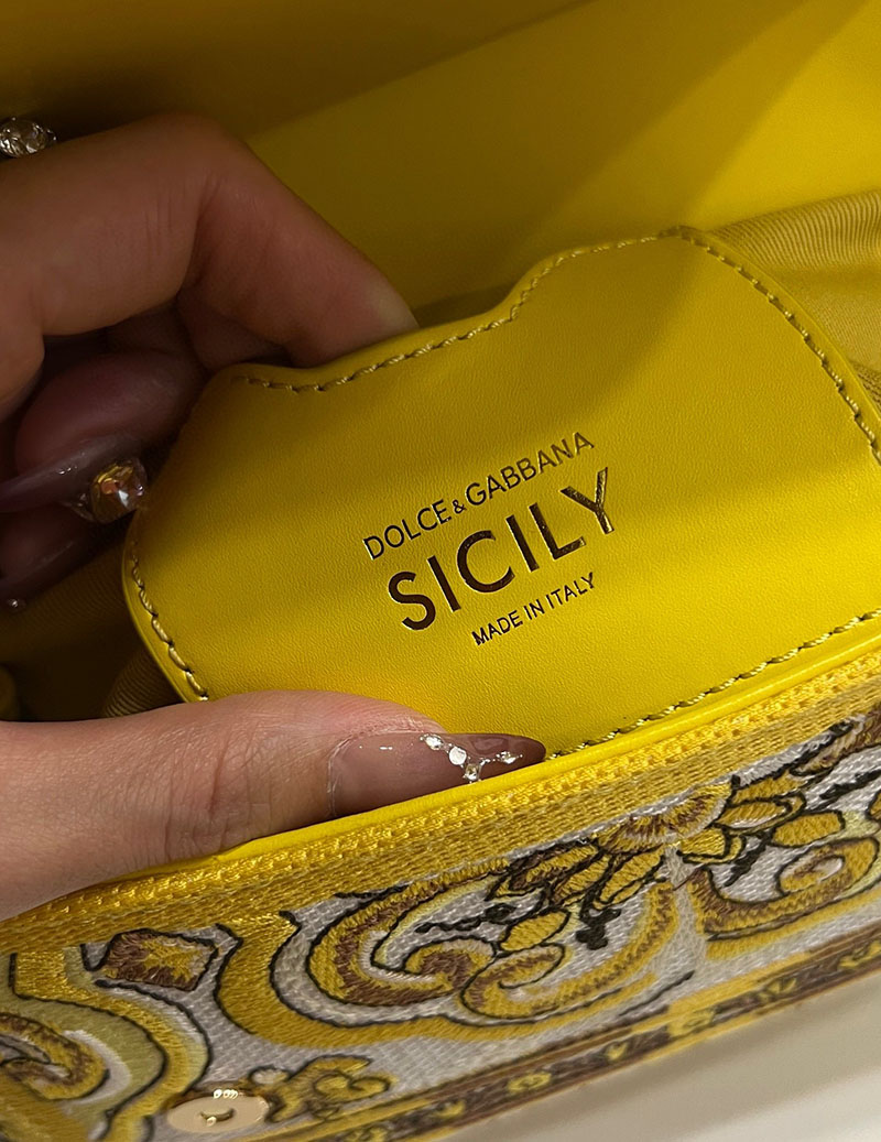 ドルガバ バッグ アウトレット Dolce & Gabbana SICILY ミディアム ハンドバッグ BB6003AW050HG3OB ドルガバ バッグ レディース - 画像 (2)