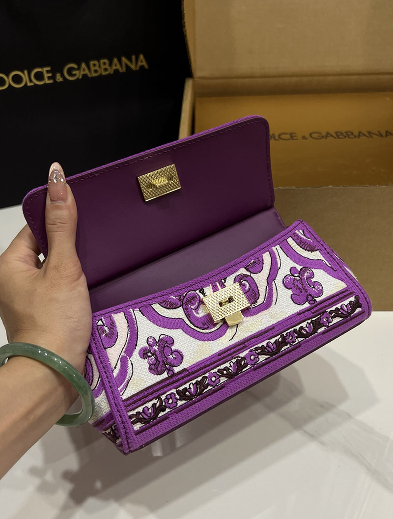 ドルガバ バッグ アウトレット Dolce & Gabbana SICILY マヨリカ エンブロイダリー スモール ハンドバッグ BB7116BW050I03TN - 画像 (6)