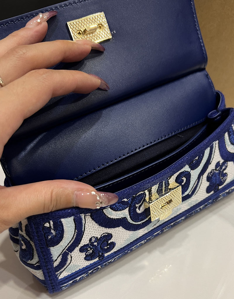 ドルガバ バッグ アウトレット Dolce & Gabbana SICILY マヨリカ エンブロイダリー スモール ハンドバッグ BB7116BW050HA3OB - 画像 (2)