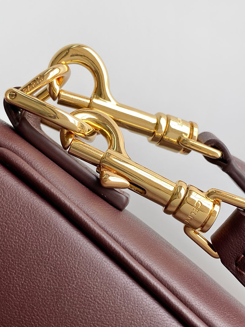 最高級セリーヌスーパーコピー CELINE ミディアム カミーユ 16(セーズ)ソフト バッグ ディープバーガンディ 119563FX9.28DG - 画像 (6)