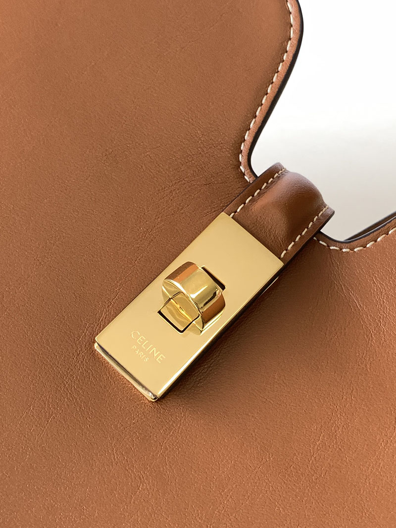 最高級セリーヌスーパーコピー CELINE ミディアム カミーユ 16(セーズ)ソフト バッグ タン 119563FX9.04LU セリーヌ バッグ アウトレット - 画像 (6)