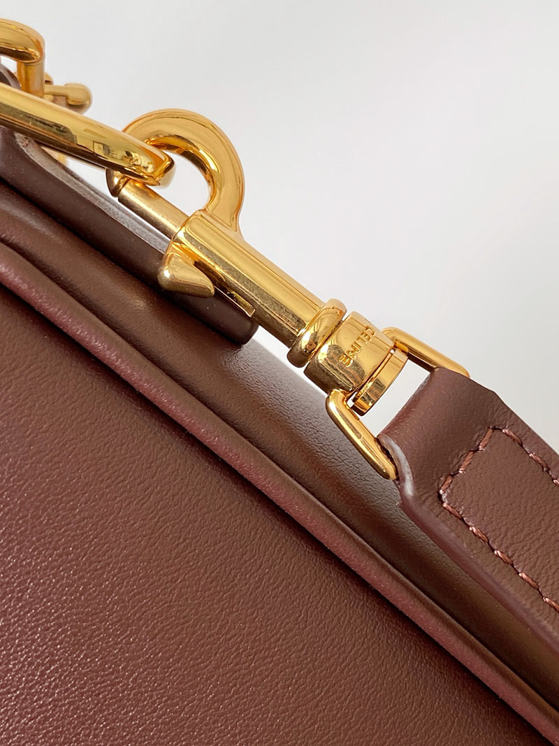 最高級セリーヌスーパーコピー CELINE スモール カミーユ 16(セーズ)ソフト バッグ ディープバーガンディ 120693FX9.28DG - 画像 (6)