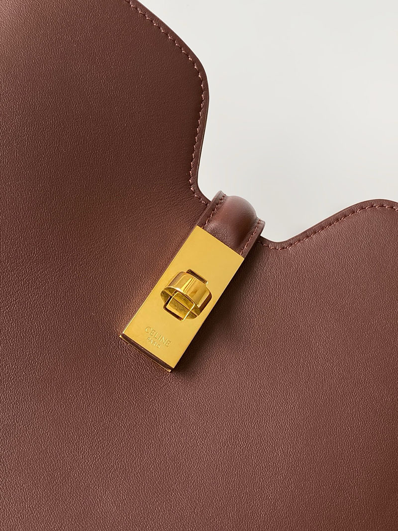 最高級セリーヌスーパーコピー CELINE スモール カミーユ 16(セーズ)ソフト バッグ ディープバーガンディ 120693FX9.28DG - 画像 (5)