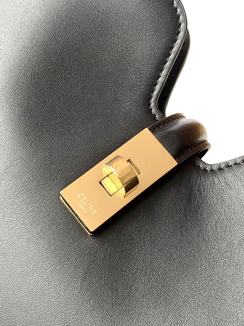 最高級セリーヌスーパーコピー CELINE スモール カミーユ 16(セーズ)ソフト バッグ ブラック 120693FX9.38NO セリーヌ バッグ 人気 - 画像 (6)