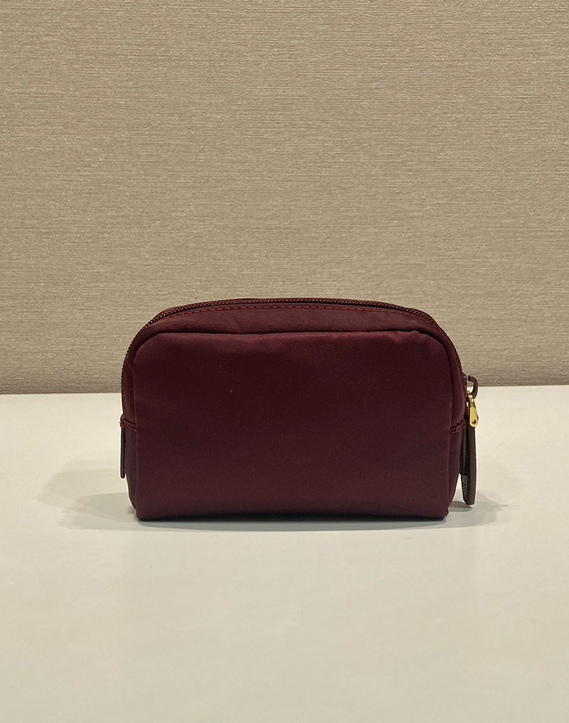 最高級プラダスーパーコピー PRADA マイクロ Re-Nylon ポーチ ボルドー 1ND339_R067_F0GCM プラダ ポーチ アウトレット 値段 - 画像 (6)