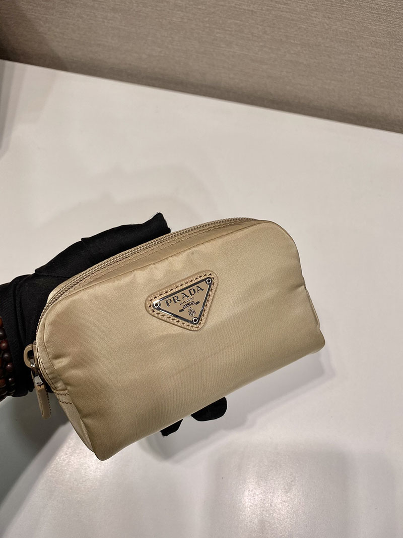 最高級プラダスーパーコピー PRADA マイクロ Re-Nylon ポーチ サンドベージュ 1ND339_R067_F0F24 プラダ ポーチ 公式 - 画像 (8)
