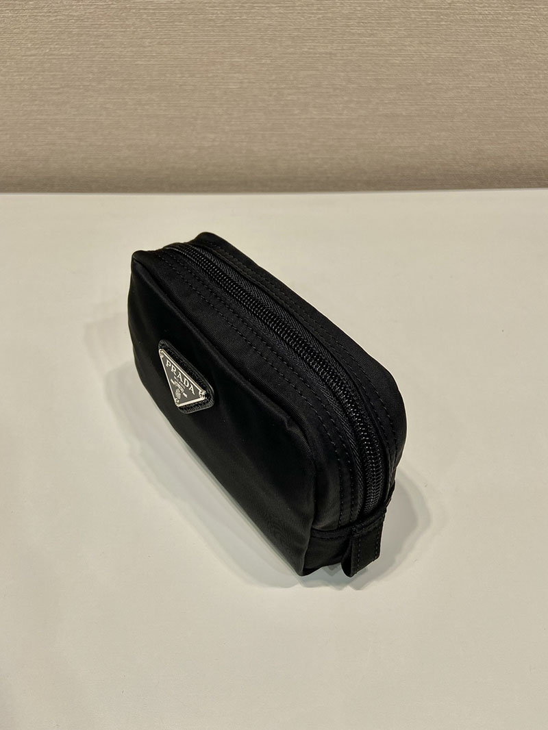 最高級プラダスーパーコピー PRADA マイクロ Re-Nylon ポーチ ブラック 1ND339_R067_F0002 プラダ ナイロン ポーチ アウトレット - 画像 (7)