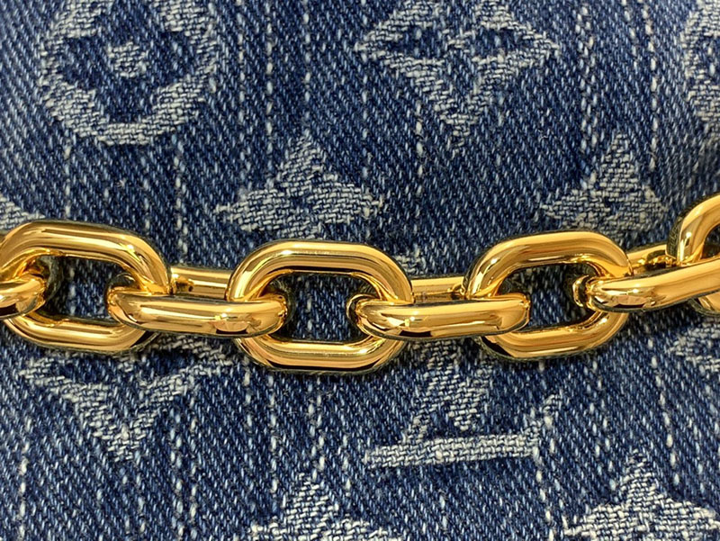 ルイヴィトン ショルダーバッグ 新作 Louis Vuitton モノグラム・デニム ナノ・ノエ M83043 ヴィトン デニム バッグ 新作 - 画像 (4)