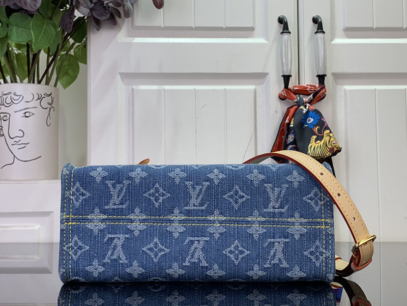 ルイヴィトン トートバッグ 新作 Louis Vuitton オンザゴー PM M14633 ルイヴィトン デニム トートバッグ - 画像 (7)