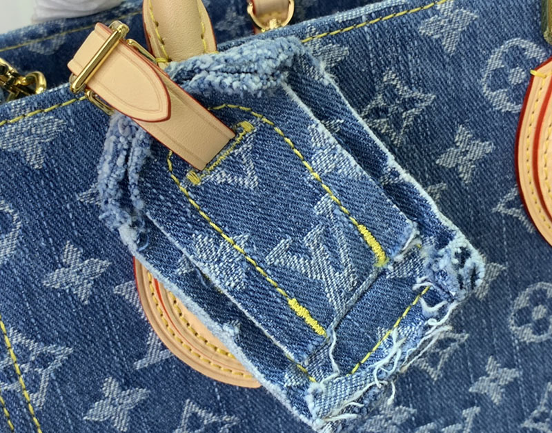 ルイヴィトン トートバッグ 新作 Louis Vuitton オンザゴー PM M14633 ルイヴィトン デニム トートバッグ - 画像 (6)