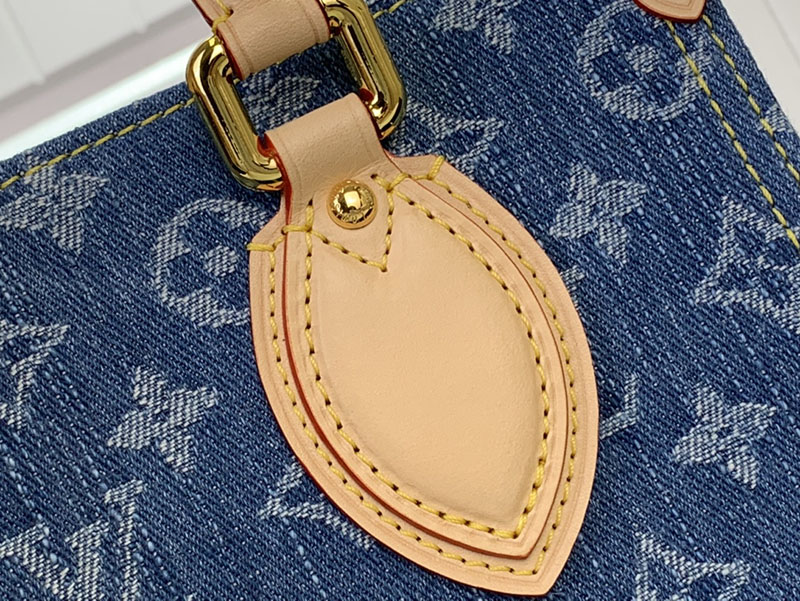ルイヴィトン トートバッグ 新作 Louis Vuitton オンザゴー PM M14633 ルイヴィトン デニム トートバッグ - 画像 (5)