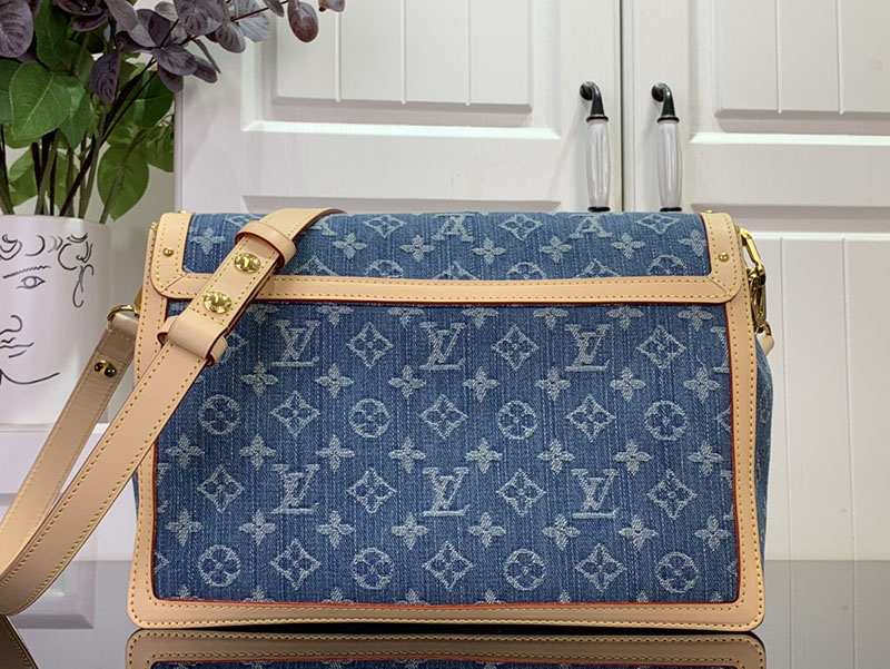 ルイヴィトン ショルダーバッグ 新作 Louis Vuitton ドーフィーヌ・ソフト GM M13319 ヴィトン デニム バッグ 新作 - 画像 (8)