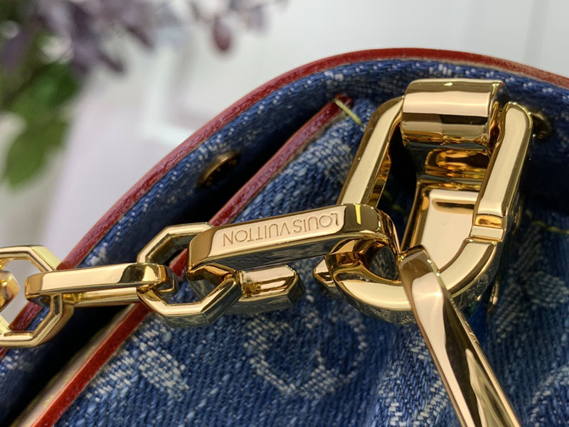 ルイヴィトン ショルダーバッグ 新作 Louis Vuitton ドーフィーヌ・ソフト GM M13319 ヴィトン デニム バッグ 新作 - 画像 (6)