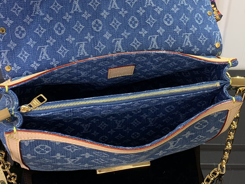 ルイヴィトン ショルダーバッグ 新作 Louis Vuitton ドーフィーヌ・ソフト GM M13319 ヴィトン デニム バッグ 新作 - 画像 (4)