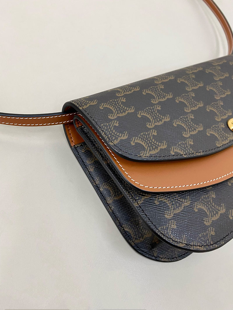 最高級セリーヌスーパーコピー CELINE ストラップ デュオウォレット タン 10P672GVL.04LU セリーヌ バッグ 人気ランキング - 画像 (5)