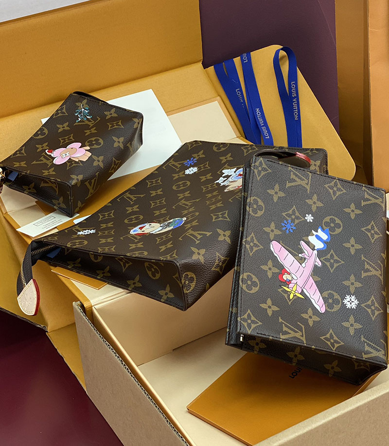 最高級ルイヴィトンスーパーコピー Louis Vuitton トリオ・ポッシュ・トワレ ブラウン M15357 ルイヴィトン ポーチ 人気 - 画像 (10)