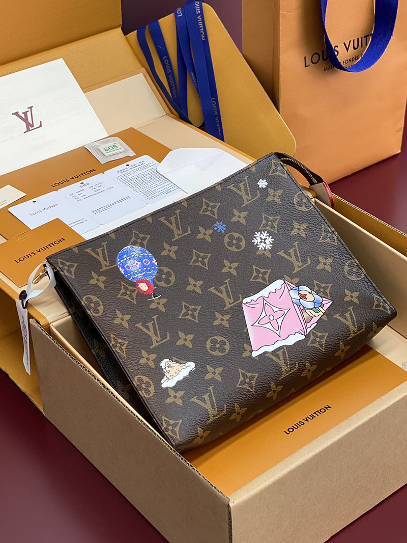 最高級ルイヴィトンスーパーコピー Louis Vuitton トリオ・ポッシュ・トワレ ブラウン M15357 ルイヴィトン ポーチ 人気 - 画像 (9)