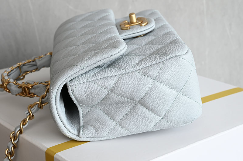 シャネル 新作バッグ 2026 CHANEL マトラッセ CCマーク ココマーク ミニバッグ ライトブルー AS5701 B21431 N0195 シャネル バッグ マトラッセ - 画像 (7)
