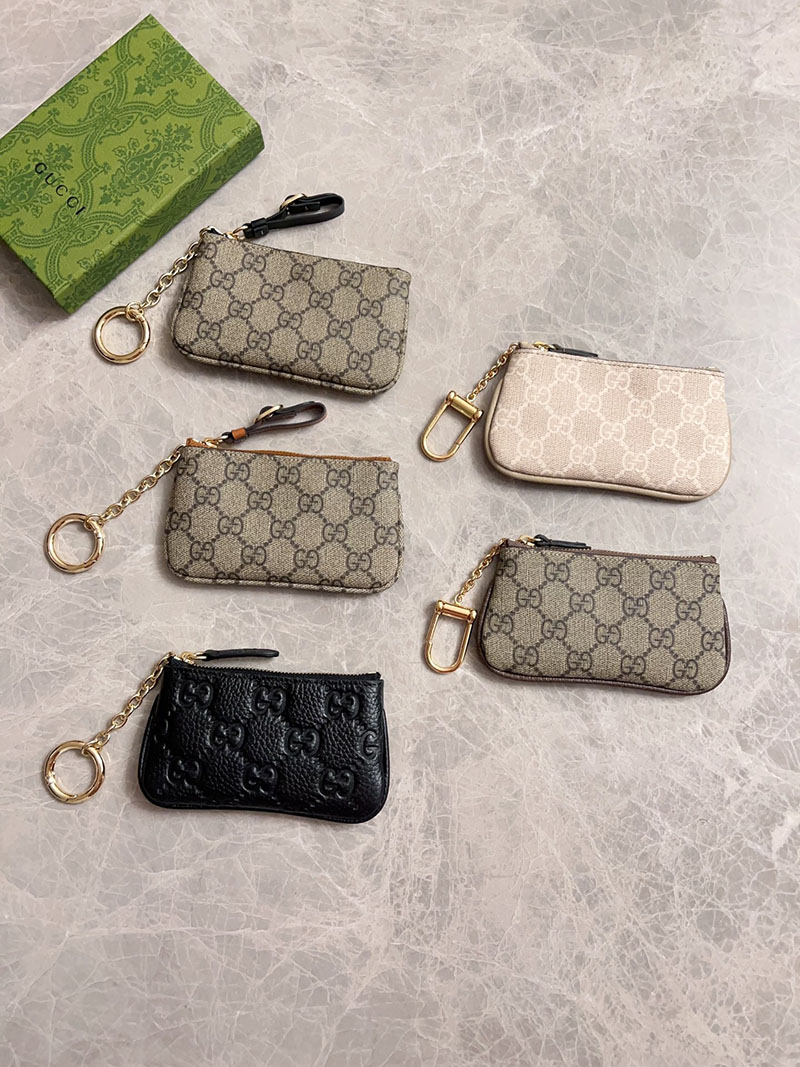 グッチ カードケース 人気 GUCCI GGエンブレム キーポーチ ブラック 815891 AAEEM 1000 グッチ ポーチ 黒 - 画像 (3)